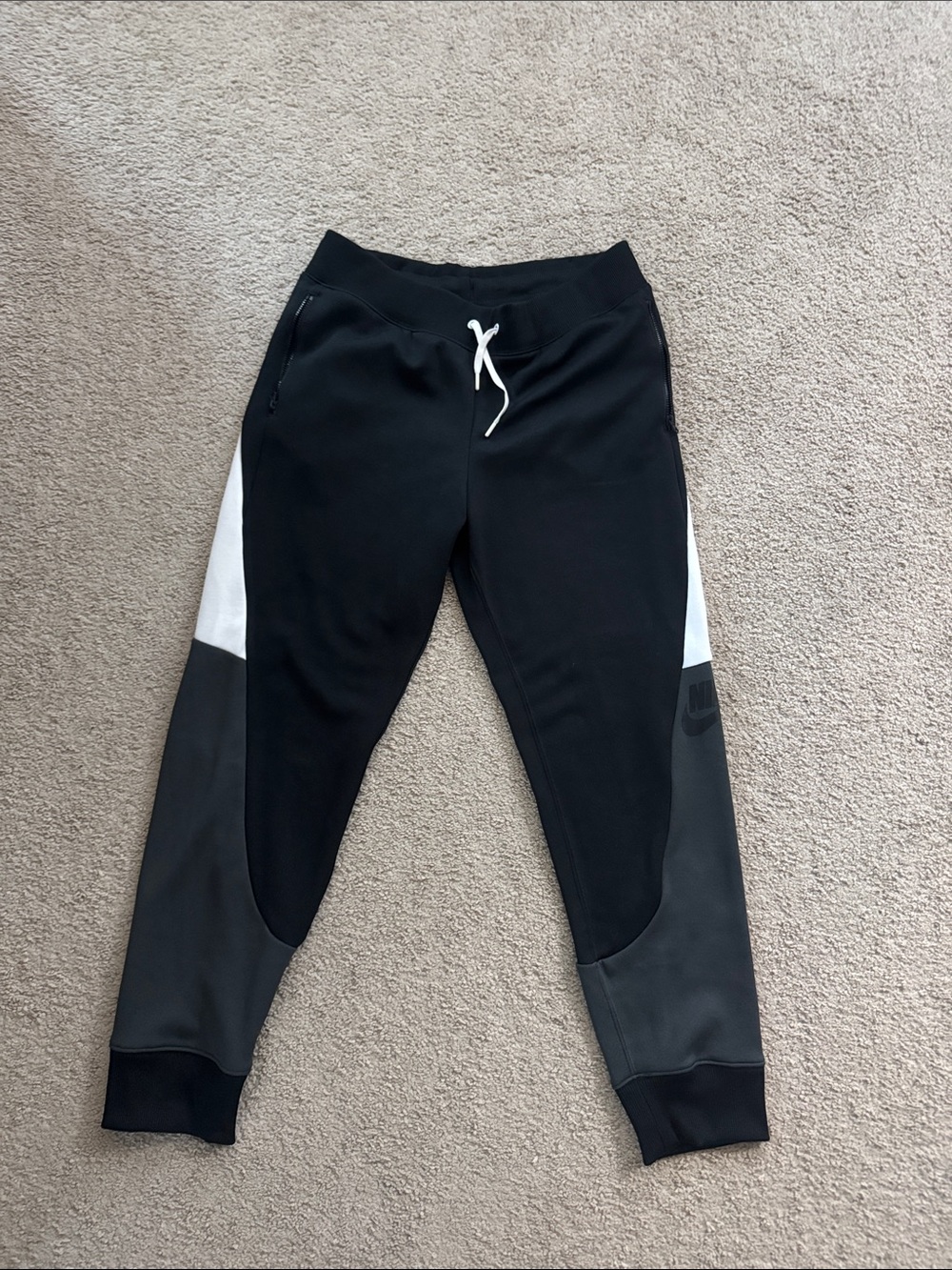 Nike Black Colorblock Jogger Pants